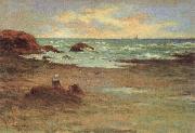 Corner of a Beach at Concarneau